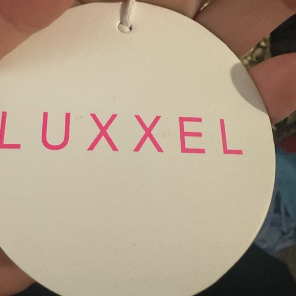 Luxxel gold sequin cutout dress